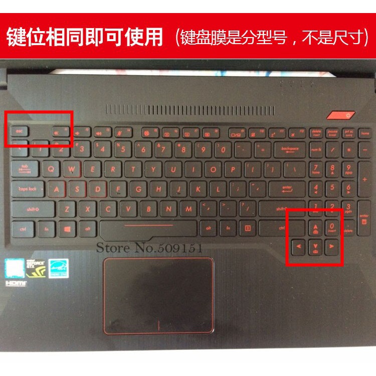 Skin Cover Pelindung Keyboard Laptop 17.3 &quot;Untuk Asus Tuf Gaming Fx705 Fx705D Fx705Ddddd Fx705Du Fx705Dt Fx705Ge