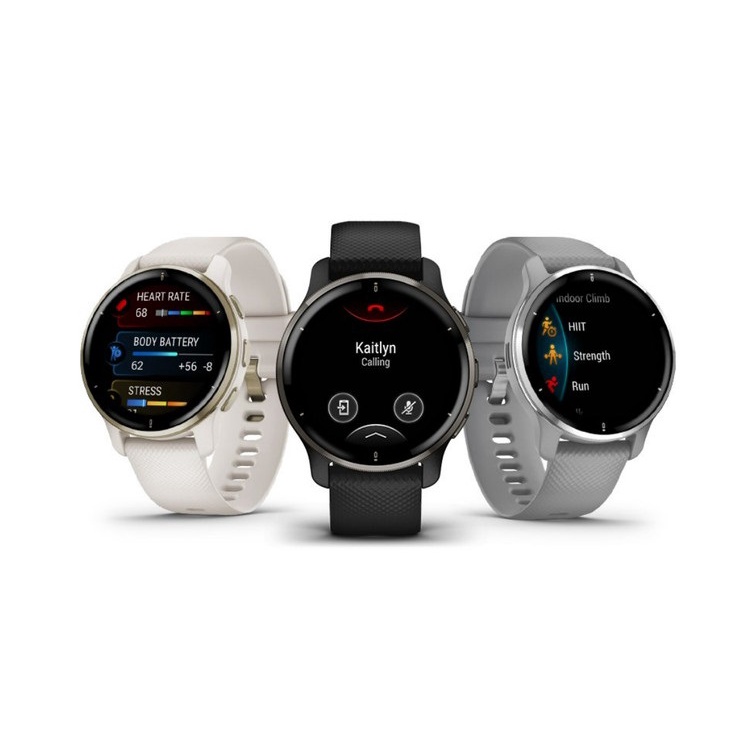 Garmin Venu 2 Plus Stainless Steel Bezel Garansi TAM 2 Tahun