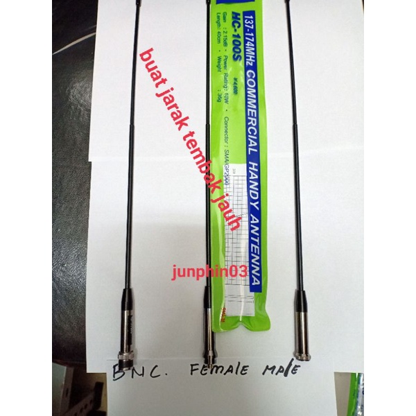 antena ht VHF buat jarak tembak jauh HC-100 antena ht hc 100