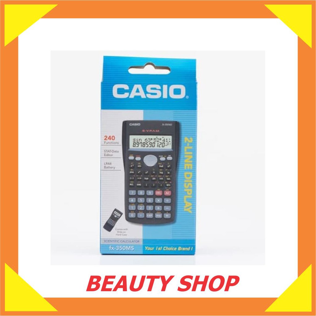 

A131 ORIGINAL Casio Scientific Calculator FX-350 MS Kalkulator Ilmiah 350MS 1M