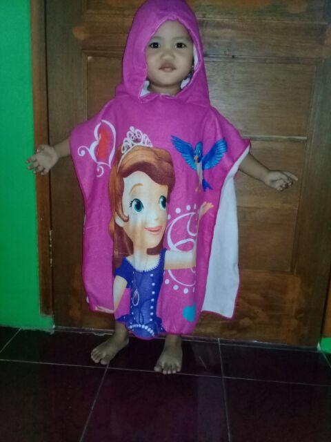 Handuk Ponco Anak Karakter