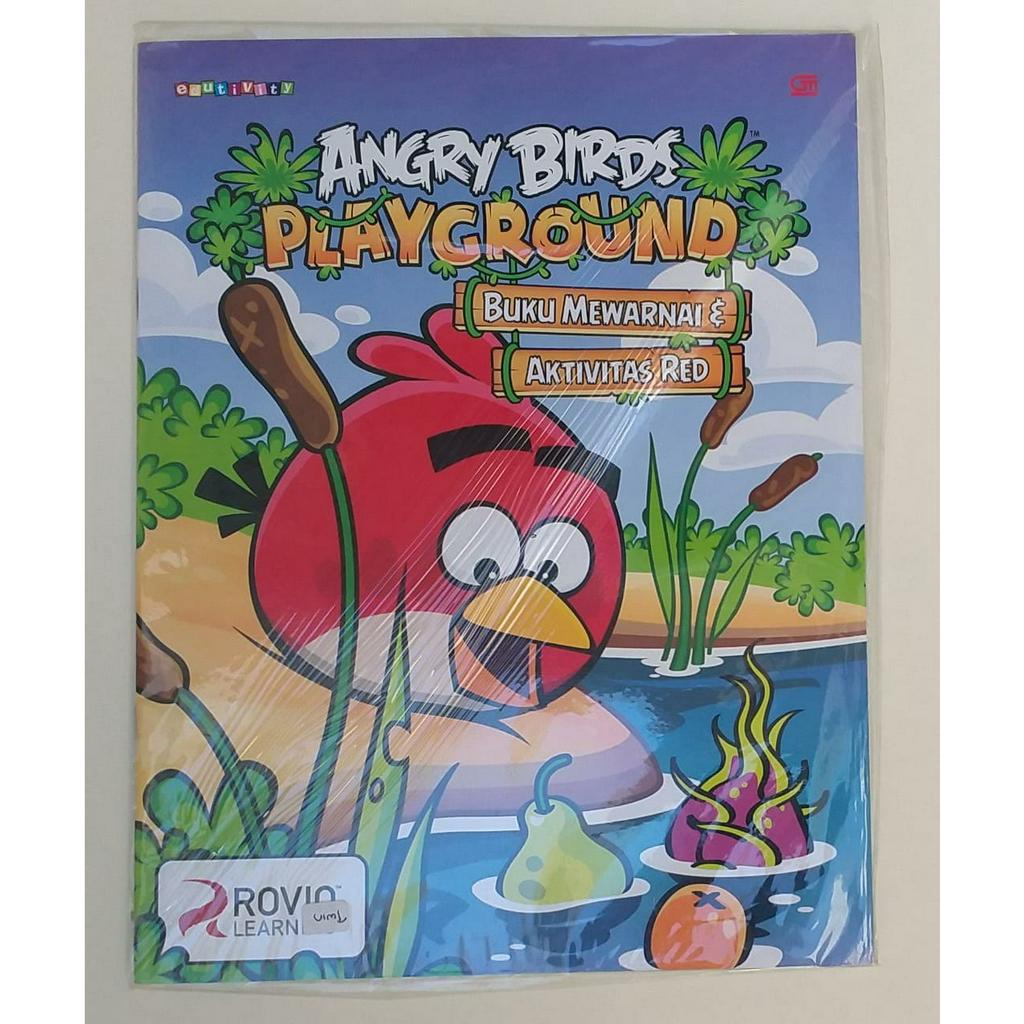 Buku Mewarnai Angry Birds Playgrounds
