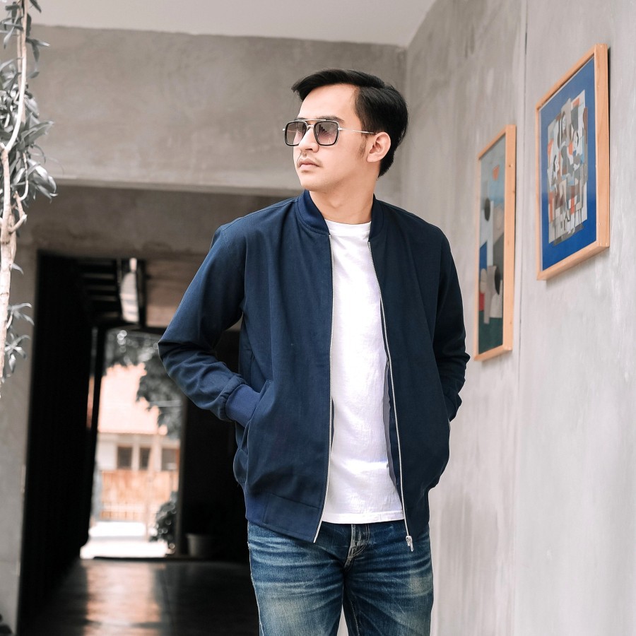 JAKET PRIA CANVAS  Premium Distro promo bisa cod bahan adem bomber murah jaket cowok terbaru