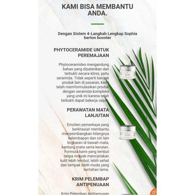 Paket Sophia Berton vs Masker Baimiss Kulit Kencang Awet Muda Anti Kerut Flek Kantong Mata Komedo