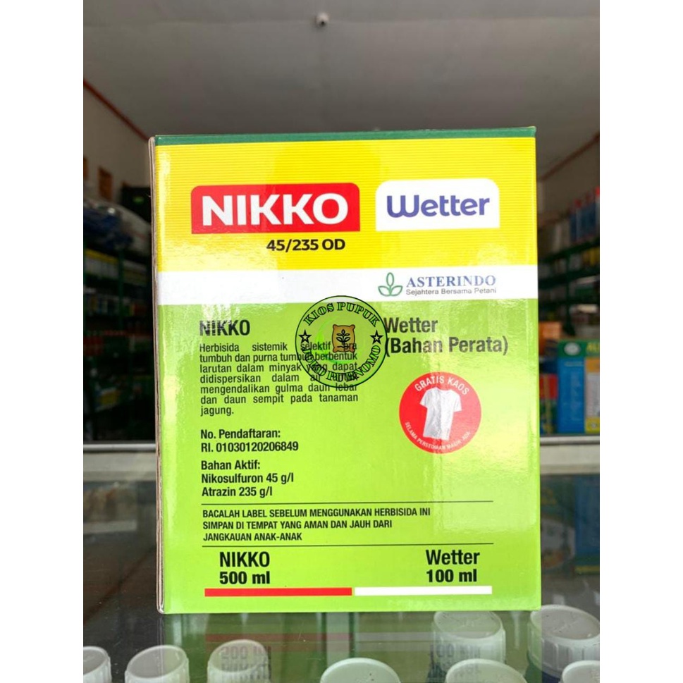 NIKKO WETTER 45/235OD 500ML HERBISIDA SISTEMIK TANAMAN JAGUNG