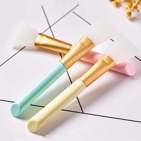 KUAS MAKE UP SILICONE PINK BRUSH MAKE UP KUAS SILIKON KUAS MASKER PER PCS/SATUAN