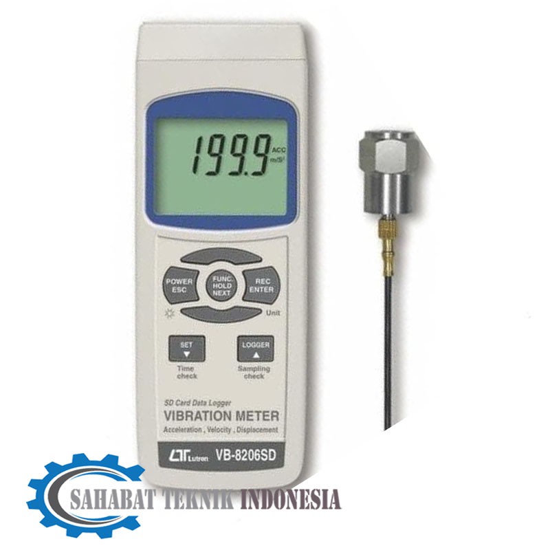 Jual LUTRON VB 8206SD Vibration Meter Acceleration Velocity Displacement Shopee Indonesia