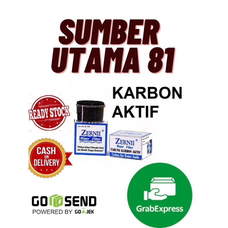 ZERNI Karbon Aktif / Zerni karbon Filter Air / Penyaring Air Zerni / Makassar
