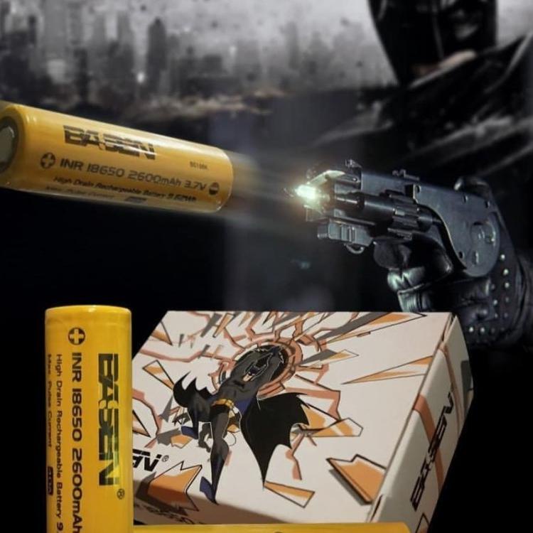 Recomend Authentic Battery Basen 18650 - 2600mah 40A