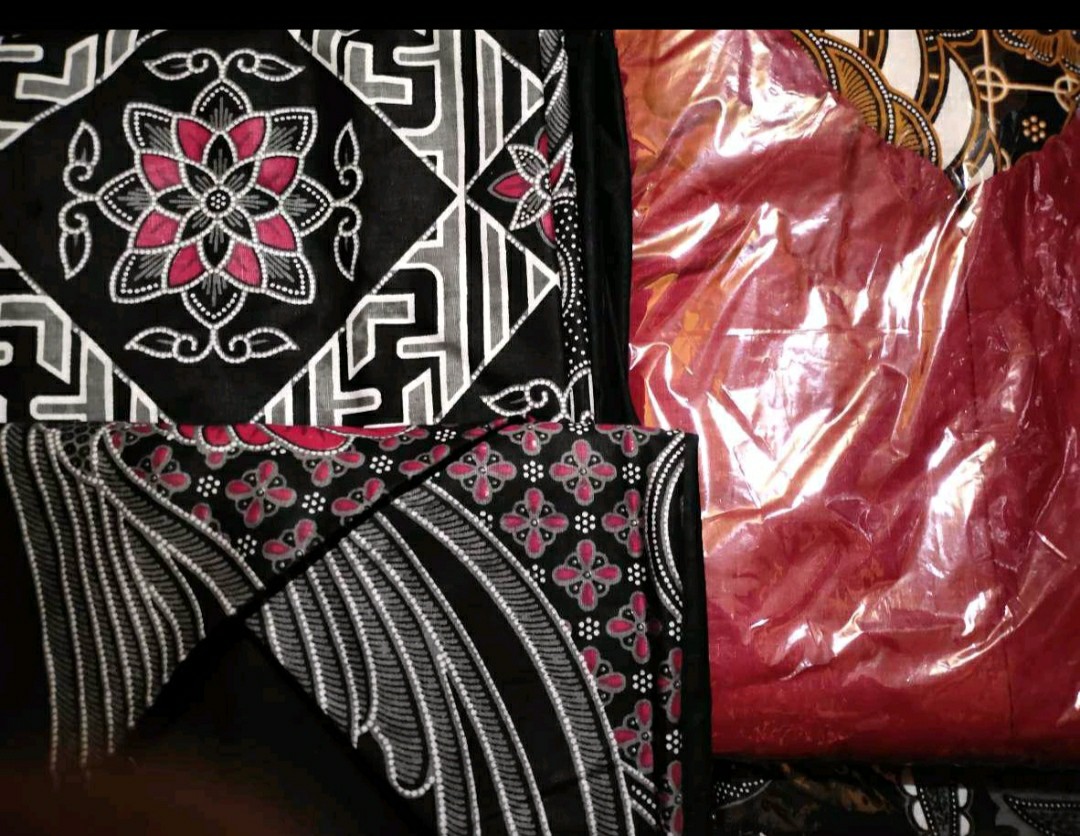 Gamis Batik Terlaris Motif Padi Kipas Mega Mendung Sakura| Batik Pekalongan | Katun Halus