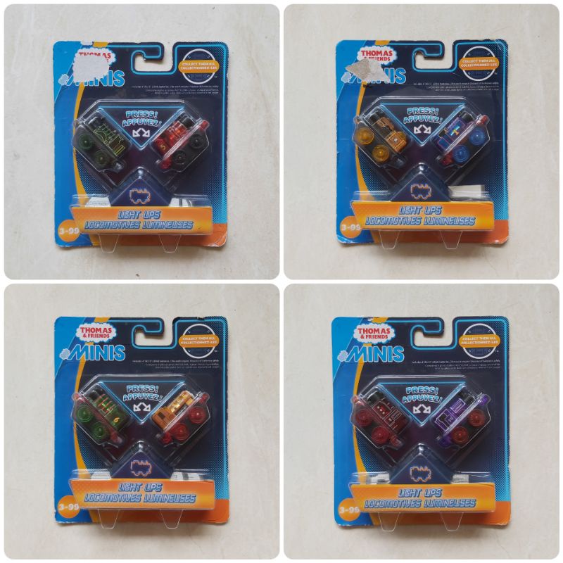 THOMAS AND FRIENDS MINIS LIGHT UPS LOCOMOTIVE LUMINEUSES Mini Rare Langka