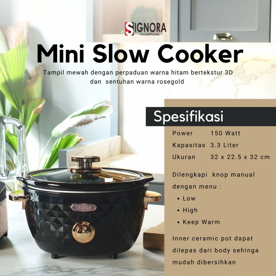 Signora Mini Slow Cooker