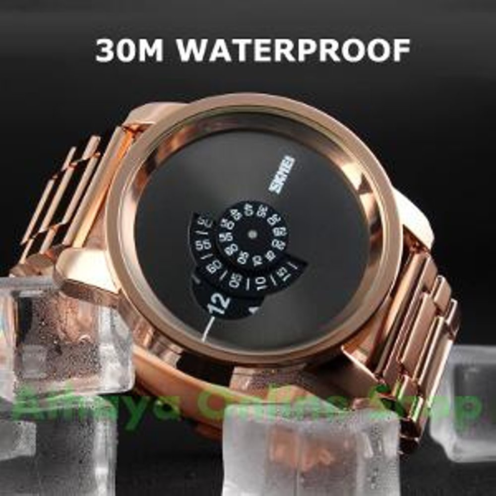 Jam Tangan Pria Casio Skmei Unik Elegan Stainless Waterproof Original