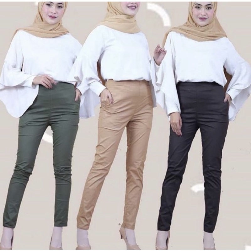 Vanilla Pants Celana Katun Anti Begah S-XXL