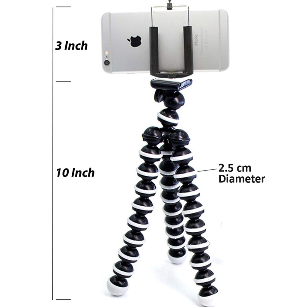 Tripod Mini Gorilla Flexible + Free Holder U for Smartphone