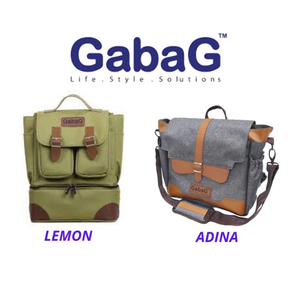 *NEW* Gabag Backpack Cooler Bag - Lemon / Adina / Damar / Mandy / Ryu - Tas Cooler Pendingin Asi Bayi