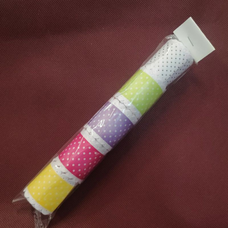 

TOKO ANQA - Pita Grosgrain GG Mix 3,8cm x 100cm (isi 4 warna)