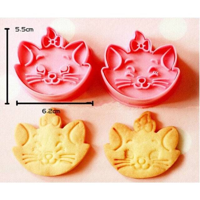 Cookies Cutter Fondant Marie Cat Kucing