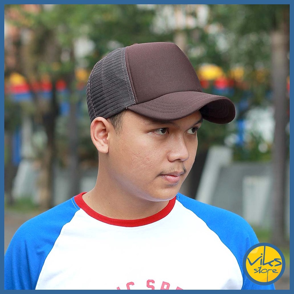 Topi Baseball Polos Jaring Pria Wanita Olahraga Baseball Cap Ukuran Dewasa Unisex PoloCaps Premium