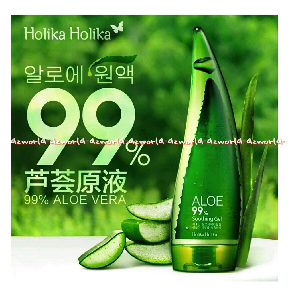 Holika Holika 99% Soothing Gel Aloe Vera Gel Buat Menenangkan Kulit Iritasi 250mL