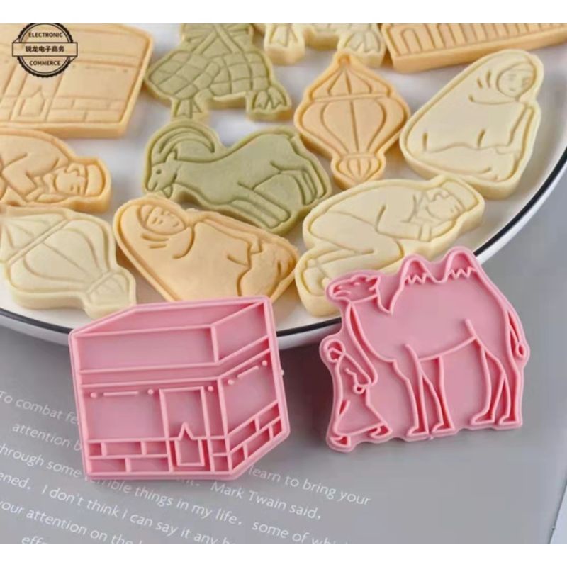 CETAKAN COOKIES LEBARAN ISI 6 PCS