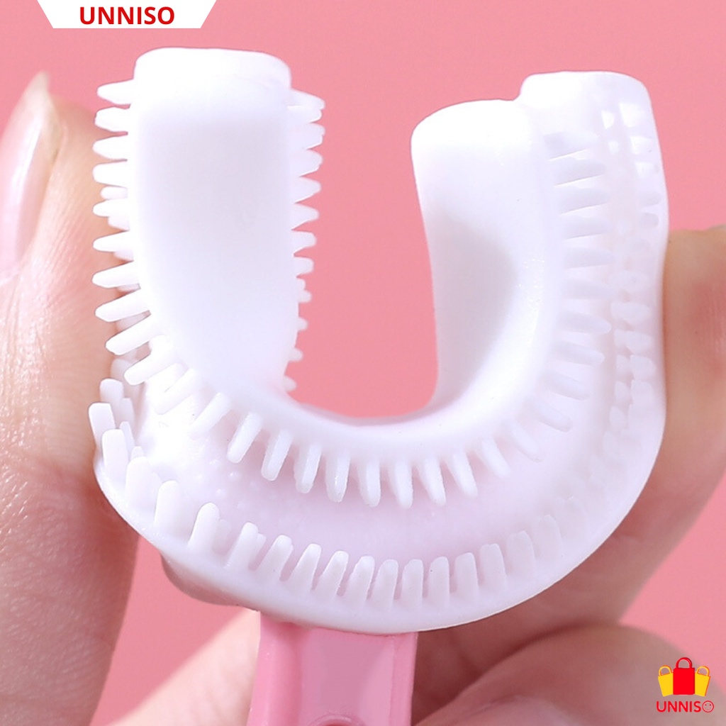 UNNISO - Sikat Gigi Silicone Anak Bentuk U SG3