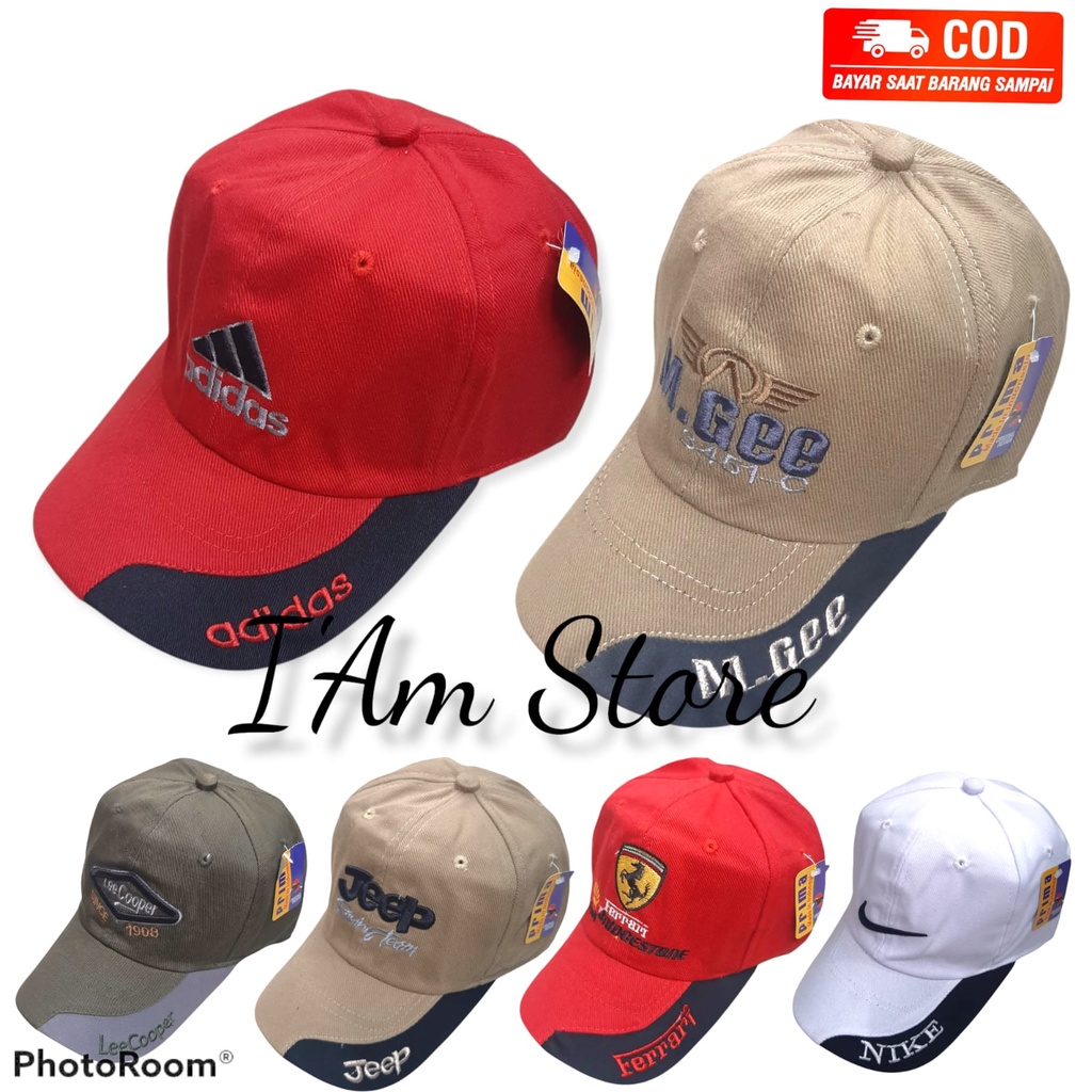 Cod Topi Fashion Dewasa/Topi sport Rafael denim