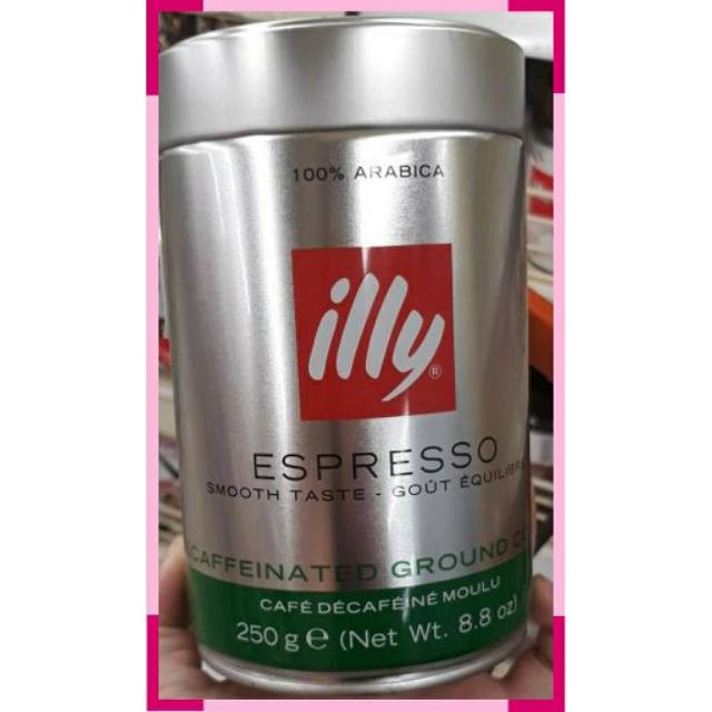 

iLLy cafe decafene moulu espreso 250 gram | Italian coffee