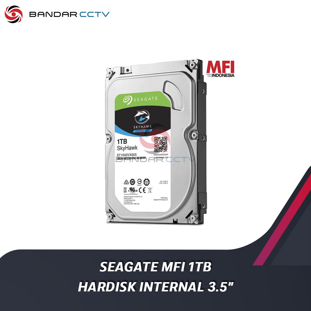 SEAGATE SKYHAWK MFI 1TB HARDDISK INTERNAL 3.5&quot;