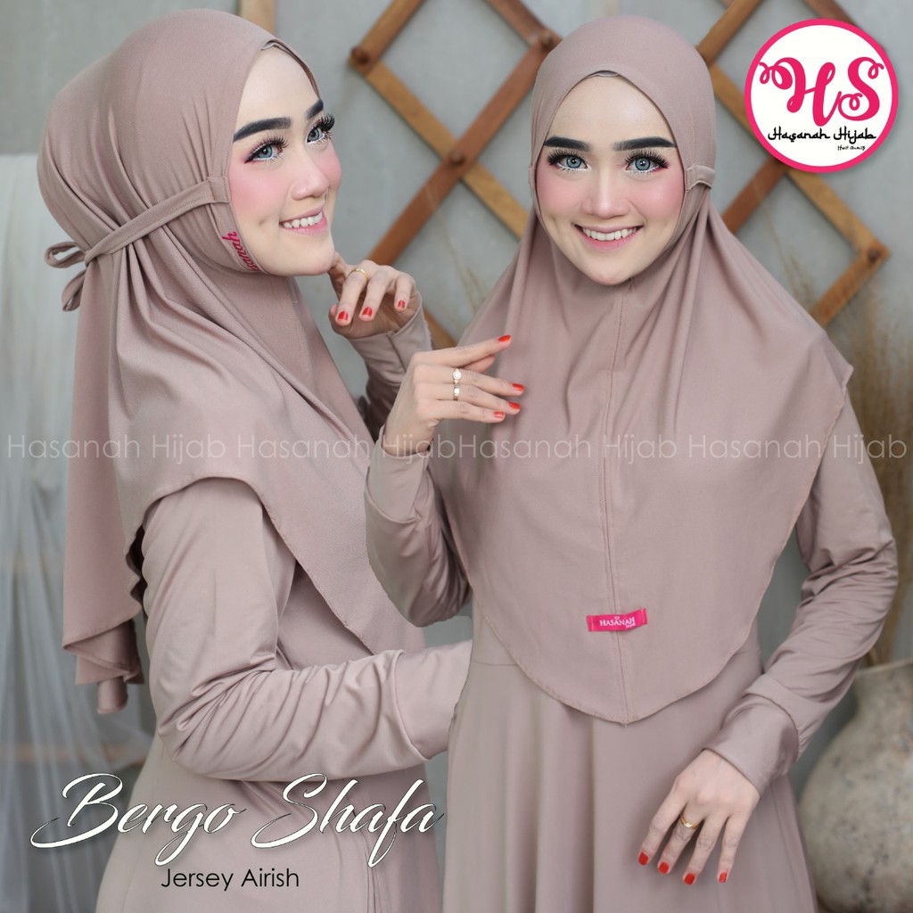BERGO SYAFA ORI HASANAH HIJAB // JILBAB INSTAN//BERGO INSTAN//BERGO HASANAH//BERGO MARYAM JERSEY//BE