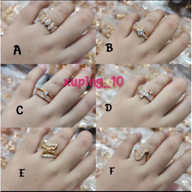 cincin dewasa perhiasan fashion wanita