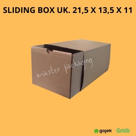 

Dus/Sliding Box/Kardus Dompet/ Akesoris / Hijab Uk. 21,5 x 13,5 x 11cm