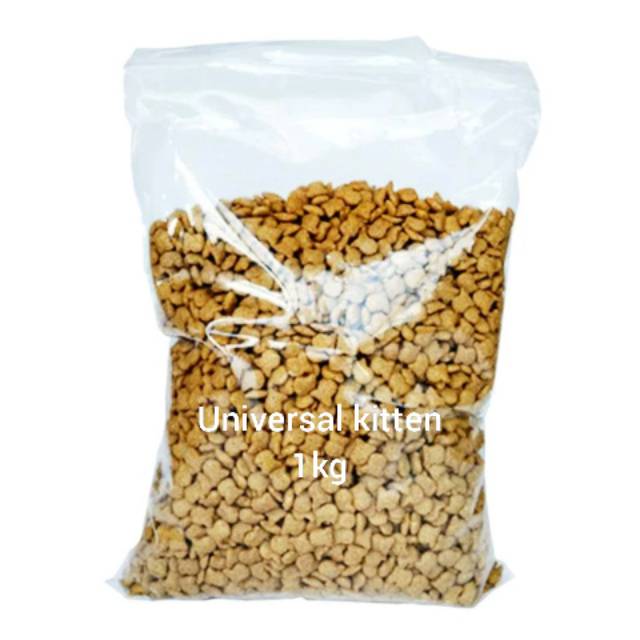 Pakan kucing universal kitten repack 500gr