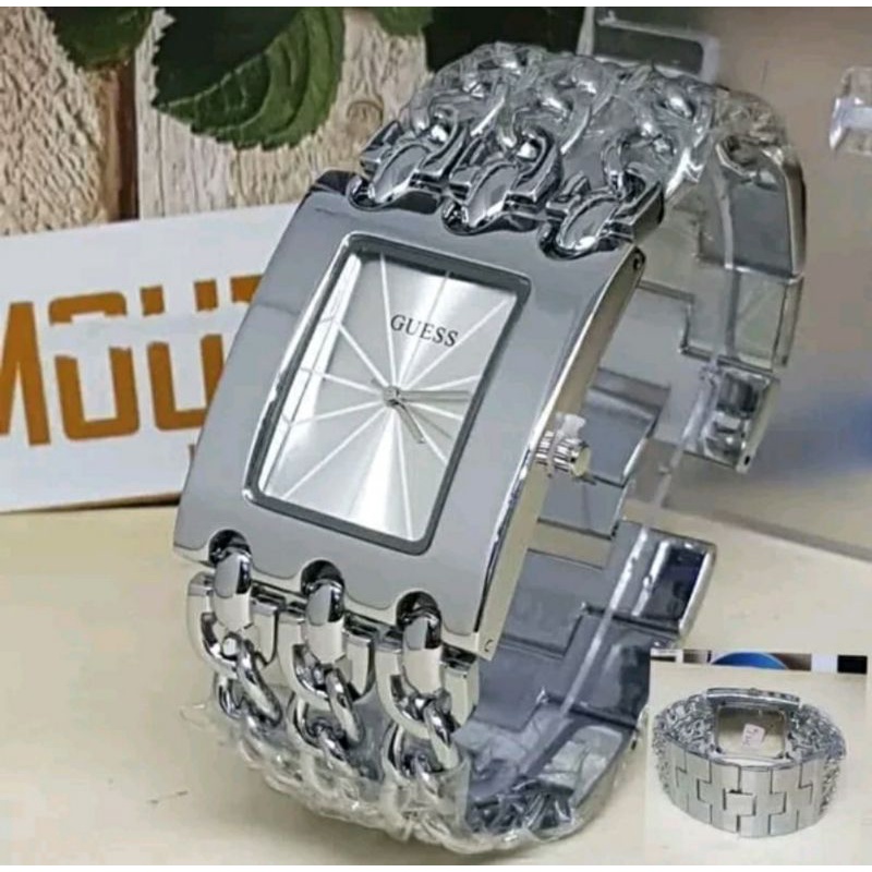 Jam Tangan Guess Tiga Rantai Super Mewah - Jam Tangan Wanita Guess Rantai Tiga - Guess Rantai Tiga