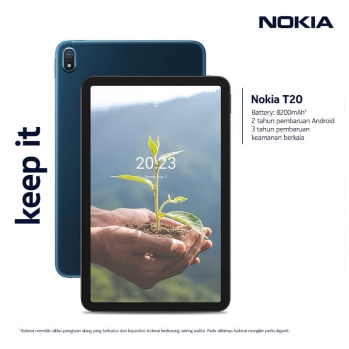 Nokia T20 Tablet 4/64 Ram 4GB Internal 64GB Garansi Resmi