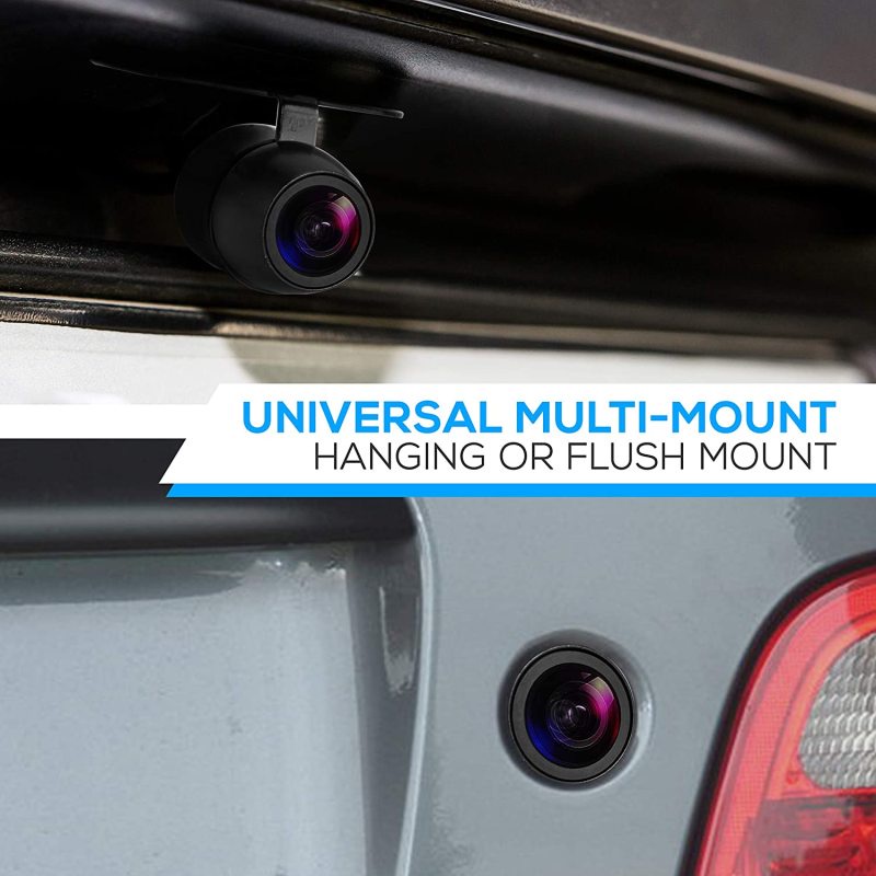 Kamera BULAT MOBIL mundur parkir DEPAN dan BELAKANG DUA FUNGSI universal car front rear camera