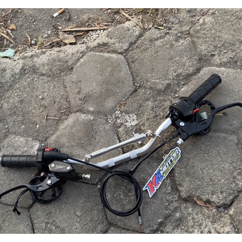 paket stang stir day copy daytona set gas ksr holder kiri vixion master mos nissin copy rcb universa