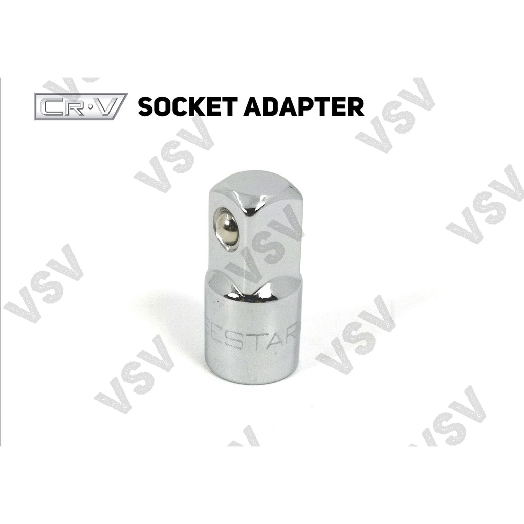 Gestar Socket Adapter 3/8&quot;Fx1/2&quot;M Shock Adaptor Sock Sambungan Sok