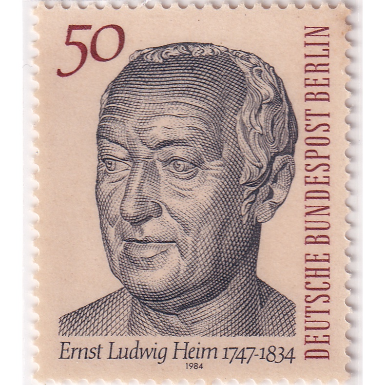

Prangko Berlin 1984 - The 150th Anniversary of the Death of Ernst Ludwig Heim