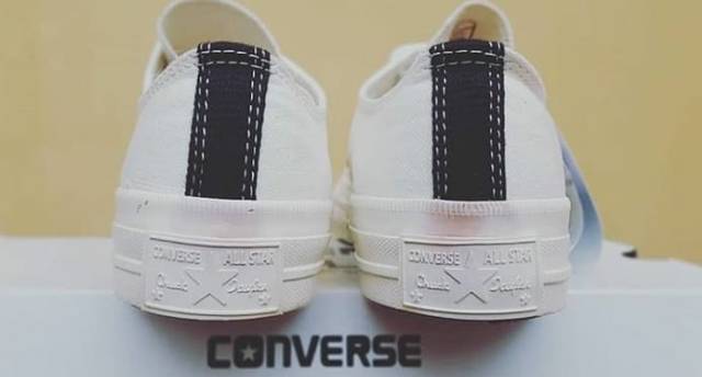 Sepatu Converse Play Fullwhite Putih Sneakers Casual Import Premium Vietnam Kado Hadiah Ultah