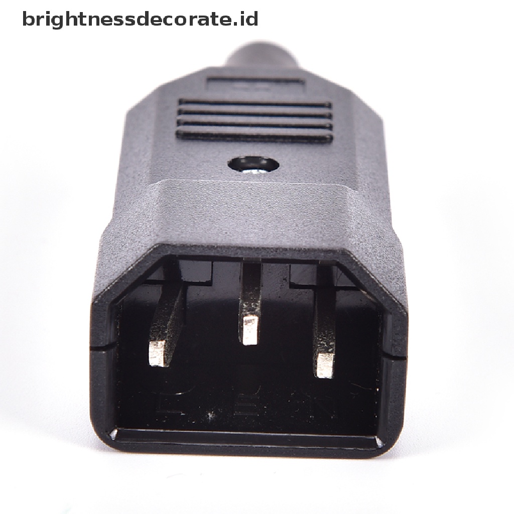 5pcs Konektor Power Iec C14 Male Rewireable