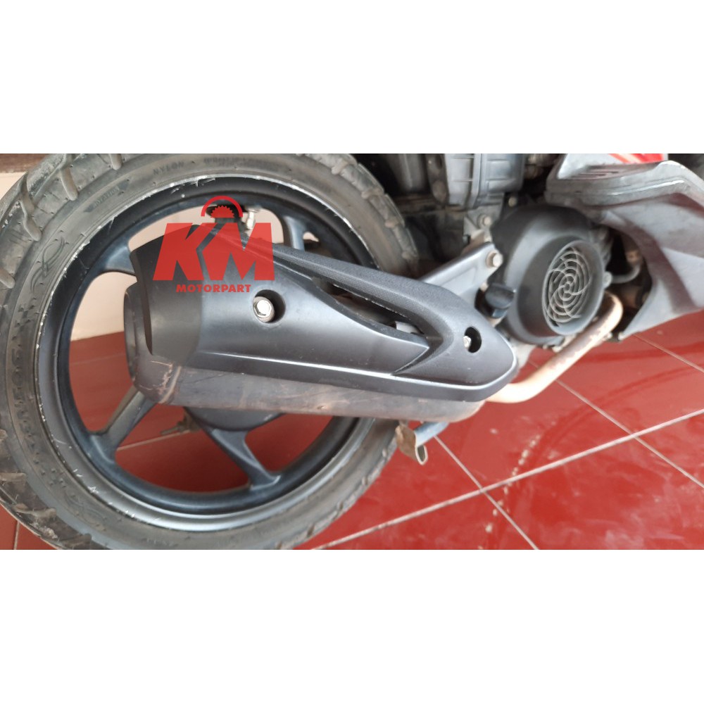 Tutup Cover Pelindung Knalpot Motor Honda BEAT KARBU / LAMA Aksesoris Variasi Motor Beat