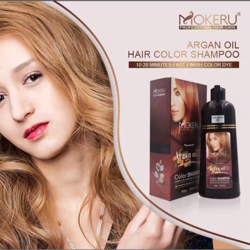 Shampoo semir mokeru