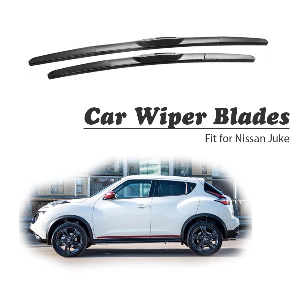 1 Set Karet Wiper Kaca Depan Mobil Untuk Nissan Juke 2017 2016 2015 2014-2010