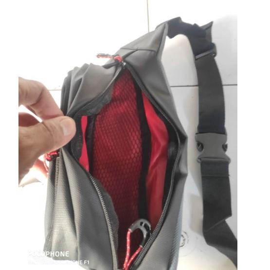 ♕ Tas Waistbag pria gearbag murah original # Tas selempang pria Rei # Tas pinggang pria rei # Tas wa