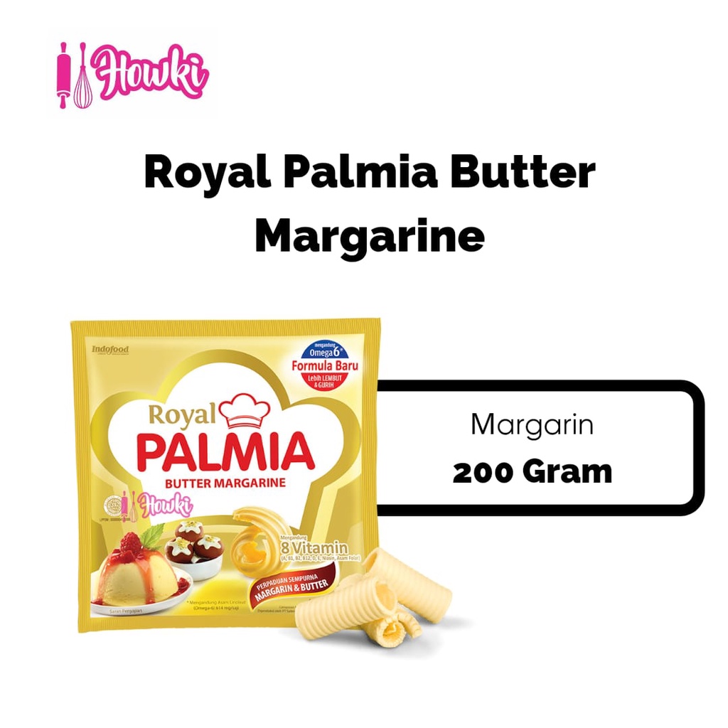 

Royal palmia butter margarin 200gr