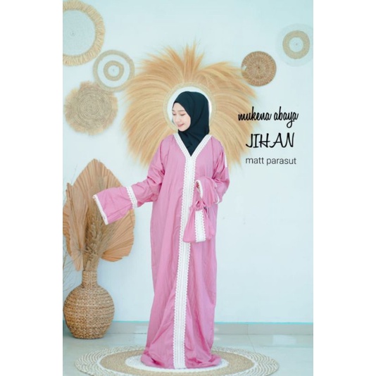 Mukena Abaya parasut JIHAN/Mukena abaya traveling/abaya354