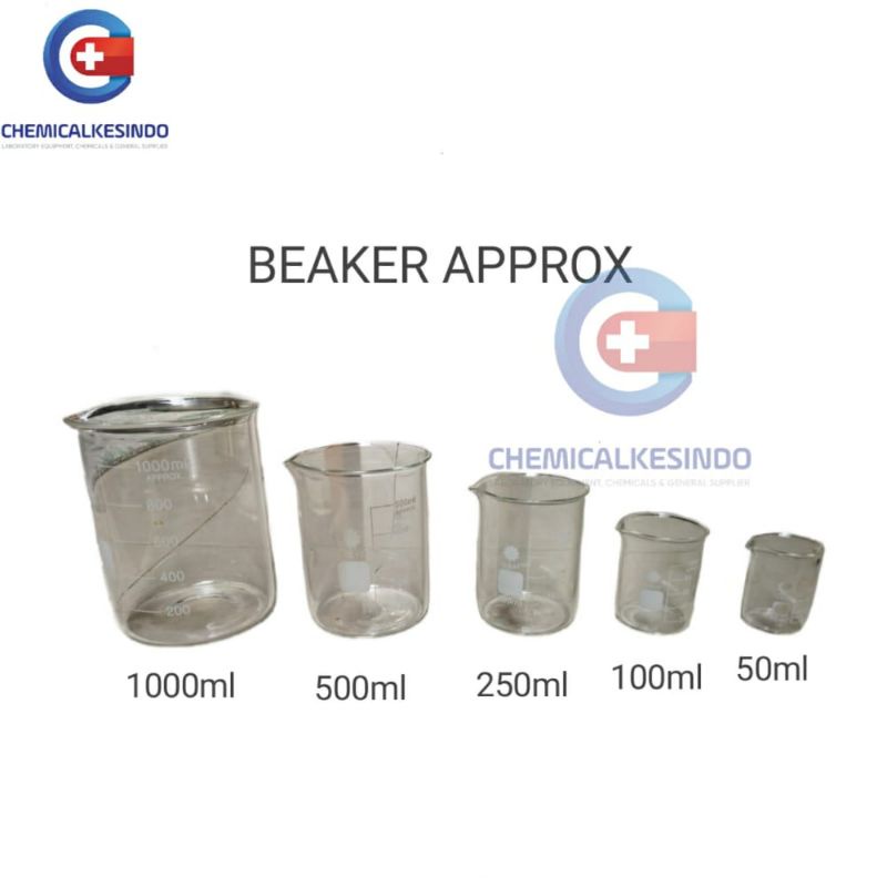 ANTI PECAH BEAKER GELAS PYREX/ GELAS KIMIA KACA PYREX