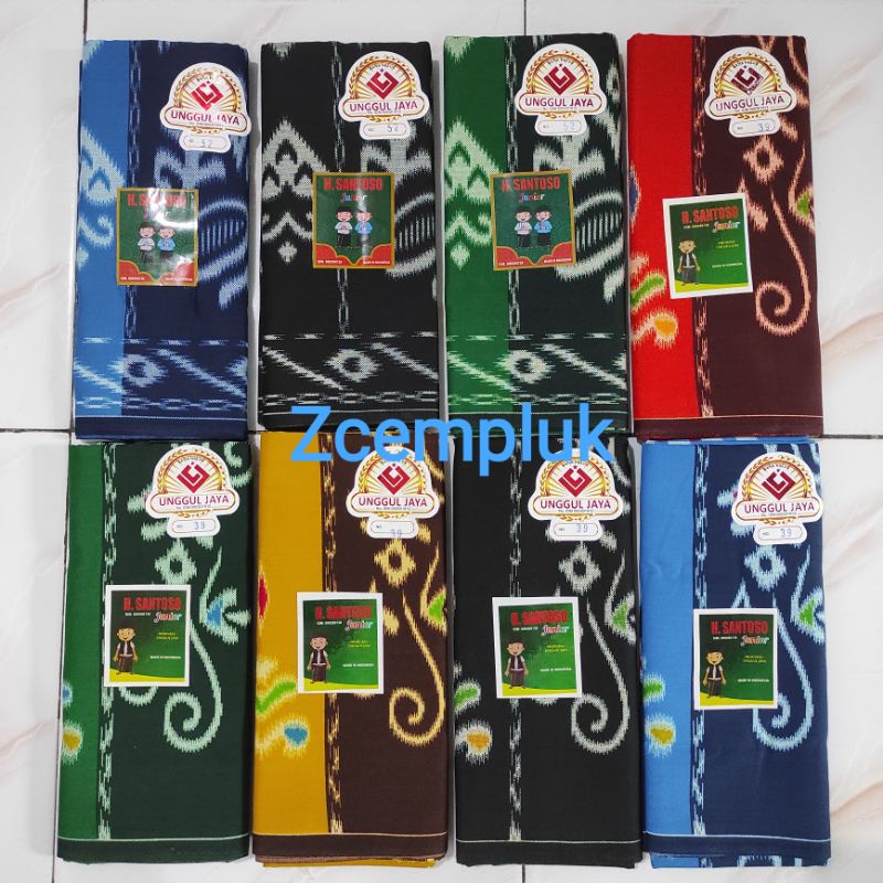 Sarung Anak Samarinda H.Santoso Junior / Sarung Ananda Unggul Jaya Fashion Anak Muslim Umur +-8-10 T