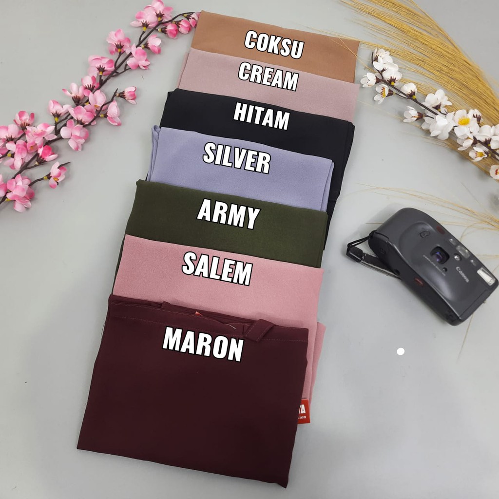 BERGO MARYAM JILBAB BERGO TALI SIMPEL NON PET HIJAB KERUDUNG MARYAM MURAH-7